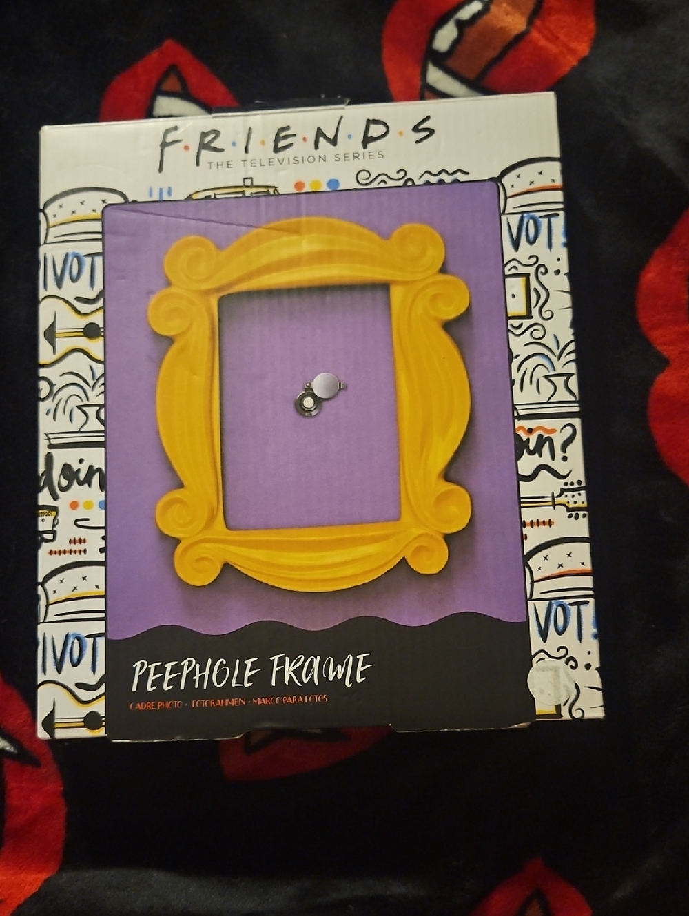 FRIENDS Yellow Frame Peephole Accent